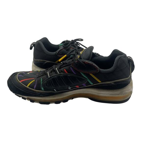 Nike Mens Air Max Sneakers Multicolored Size 13 Sports Sneakers - Picture 9 of 12